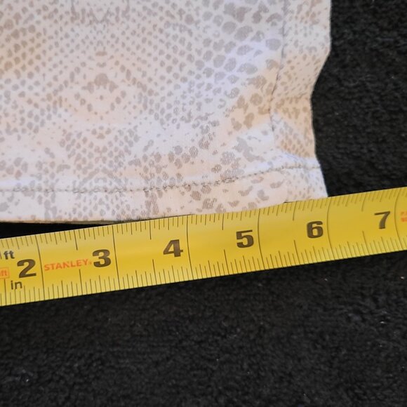 Almost Famous Grey and White Animal Print Jeans - Picture 7 of 9